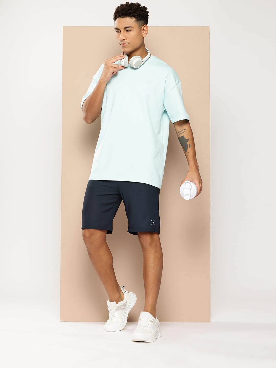 Navy Premium Long Short