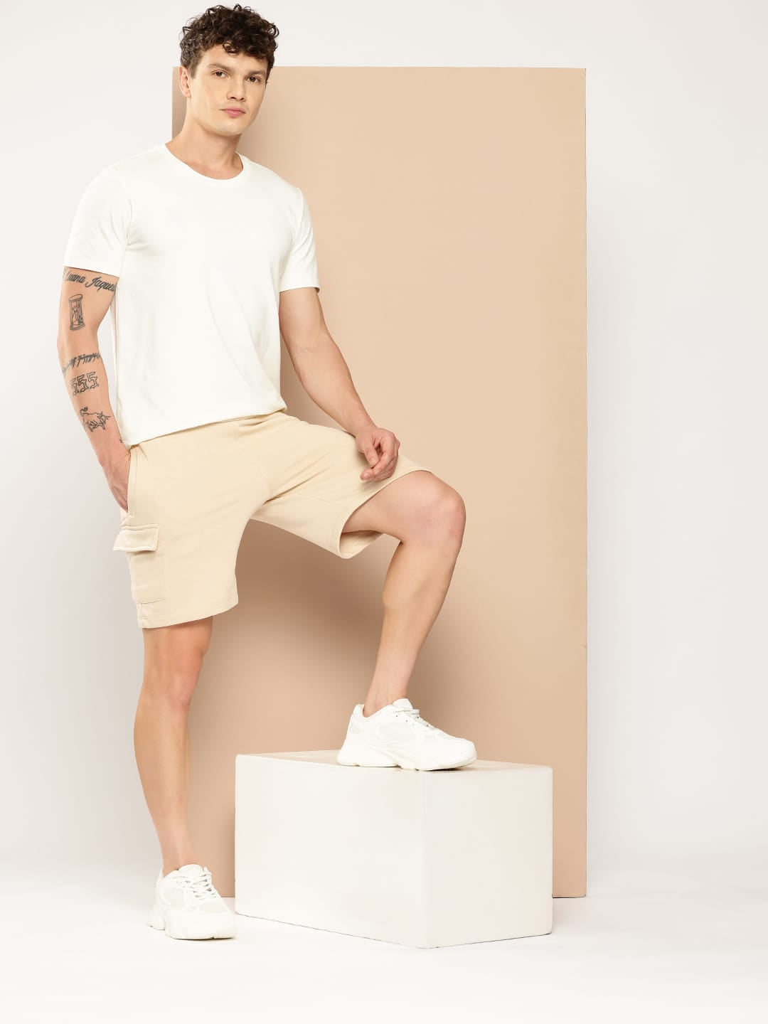 Alcis Men Flow Fit Cargo Shorts