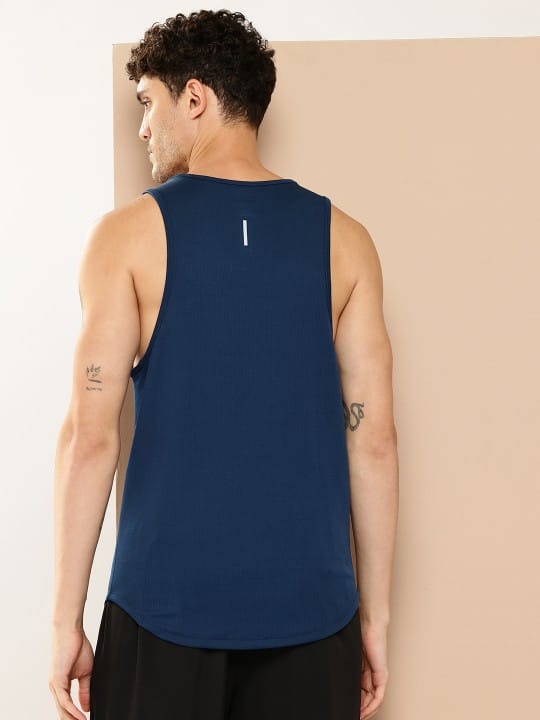 Alcis Men Navy Power-Shell-Vest
