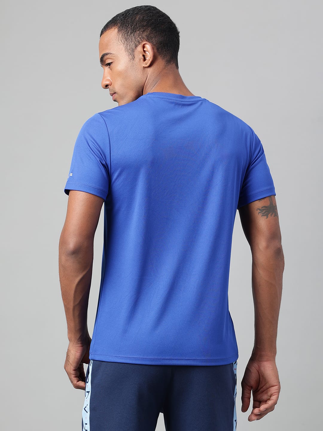 Alcis Men's Printed Scuba Anti-Static Drytech+ Slim-Fit Training Tee