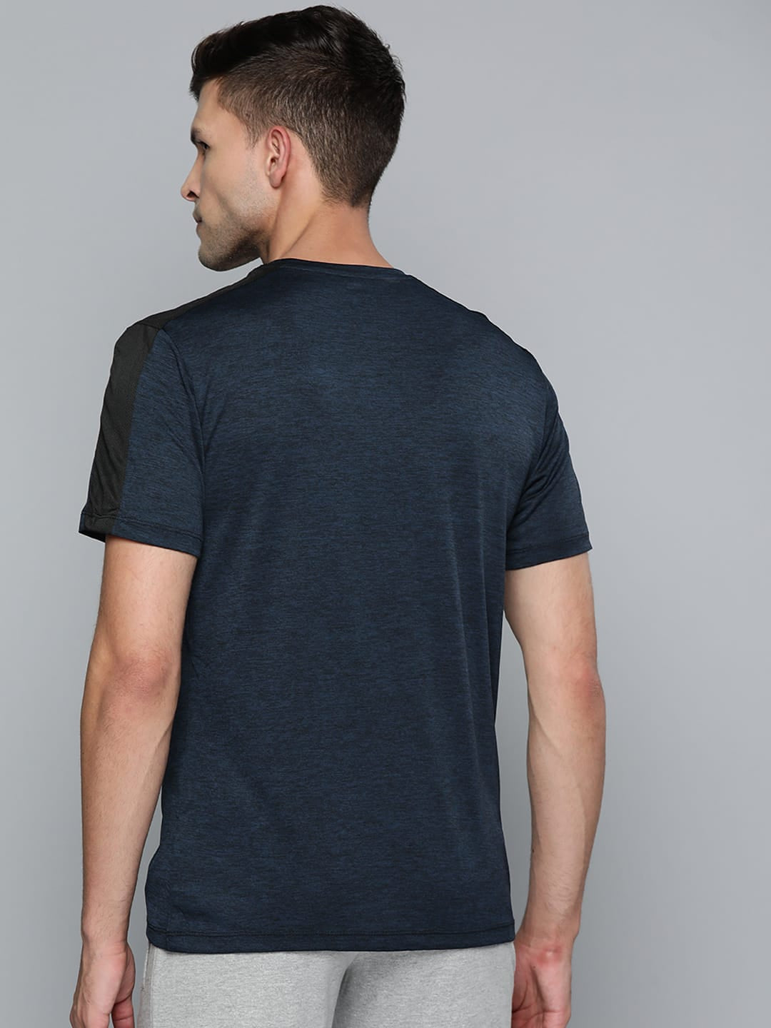 Alcis Men Navy Blue T-shirt