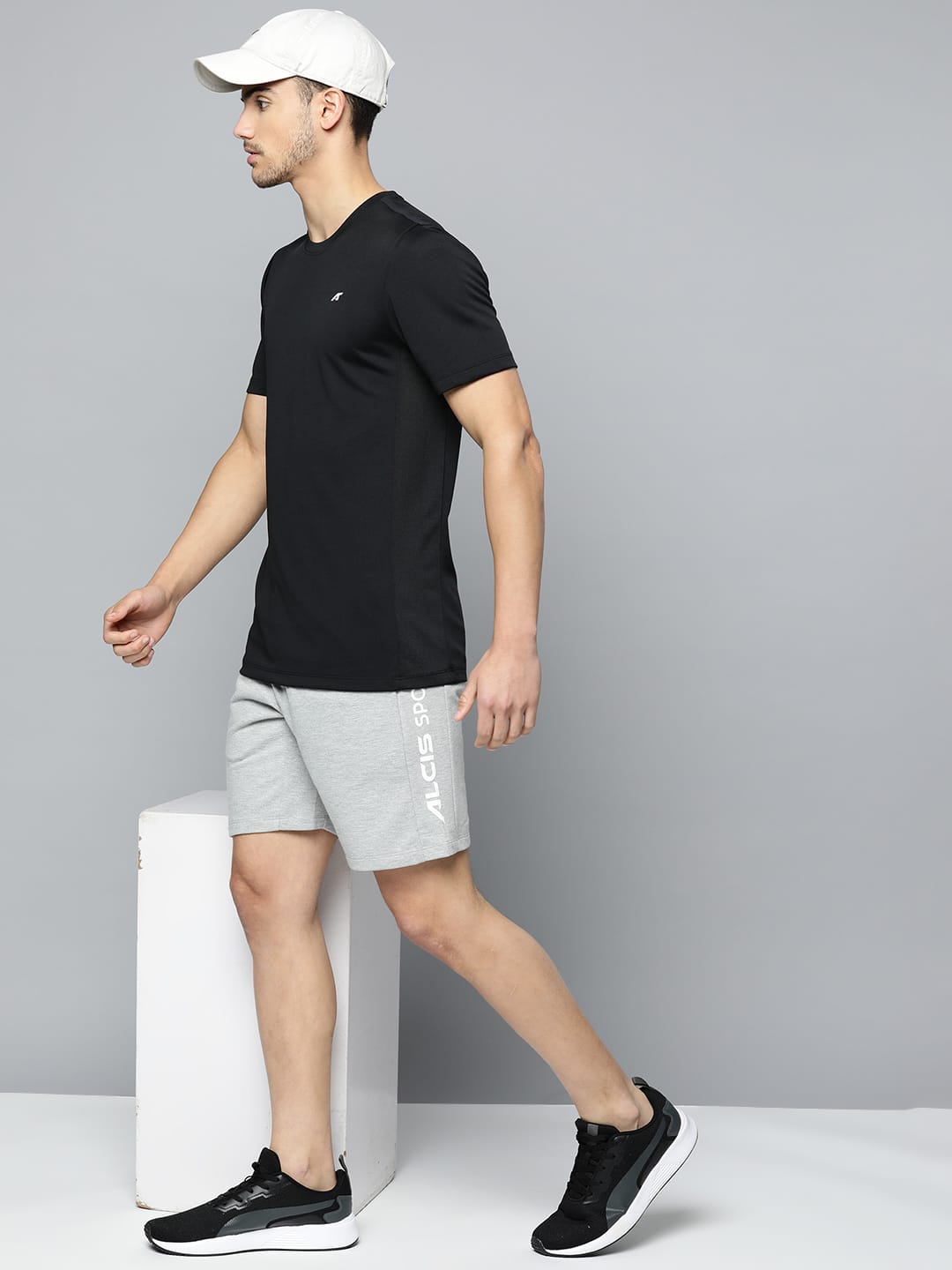 Alcis Men's Anti Static Slim Fit Sports T-shirt