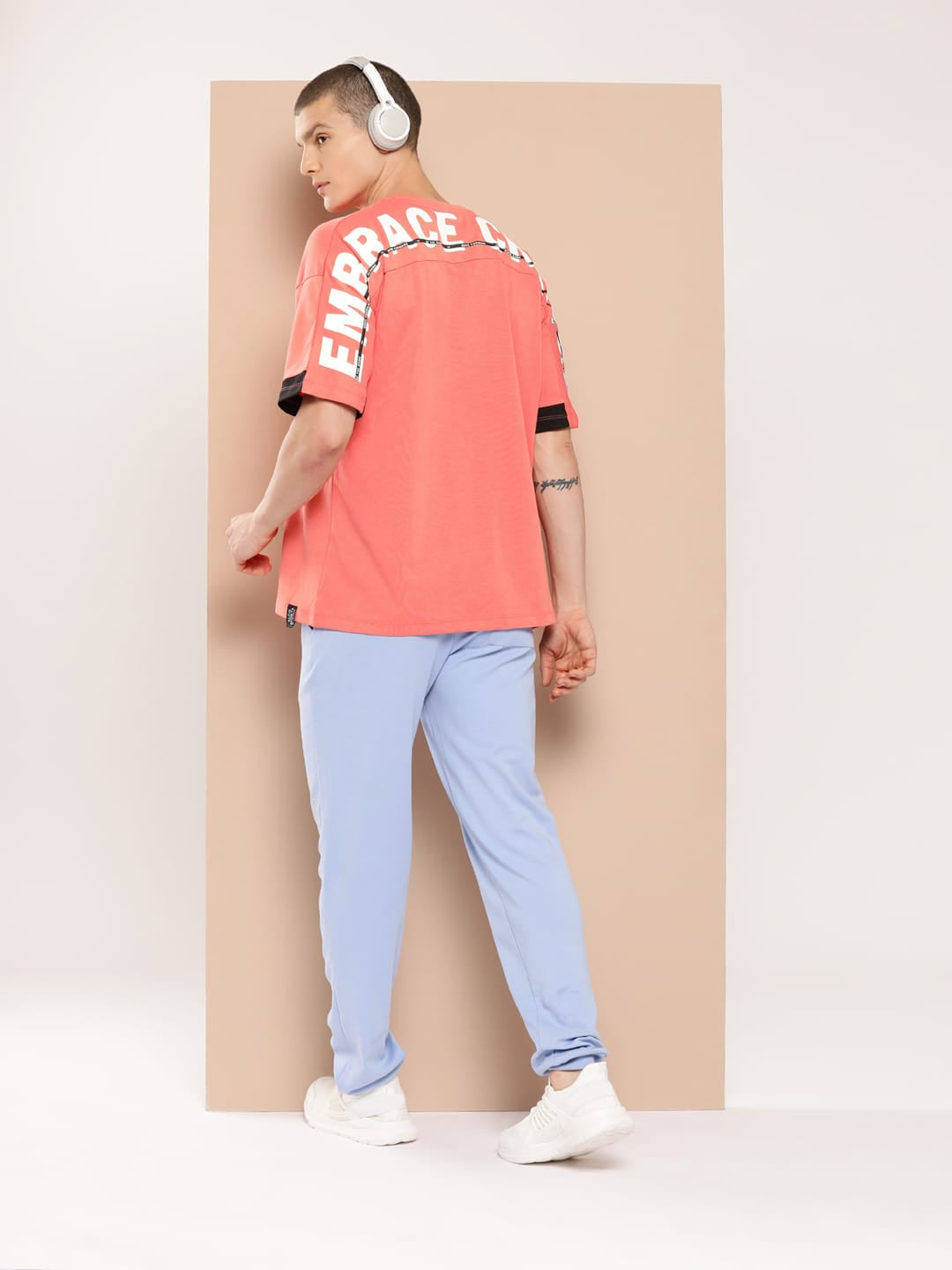 Alcis Men Coral Tweak Graphic T-Shirt