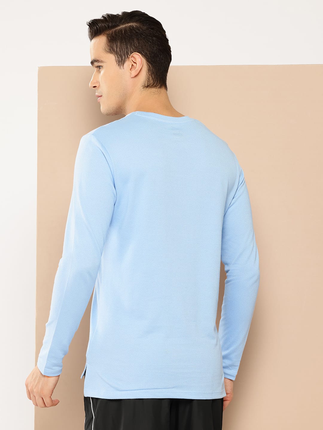 Alcis Men Blue Inner Peace Men Yoga Tee