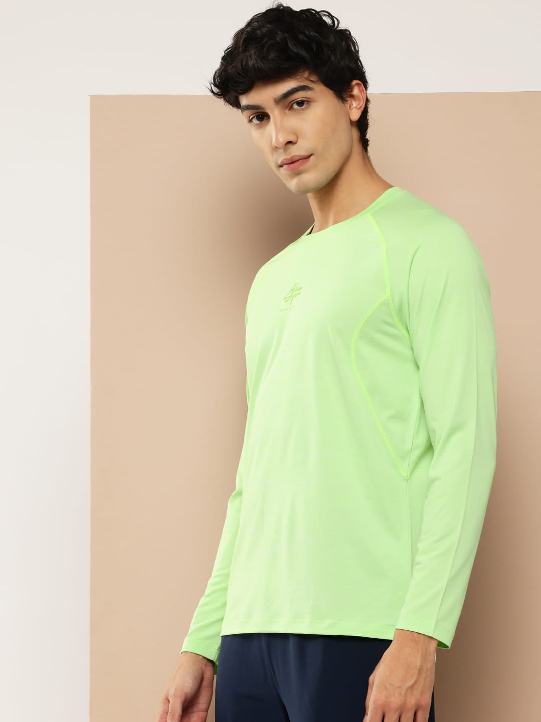 Turbo Long Sleeves Green Tee