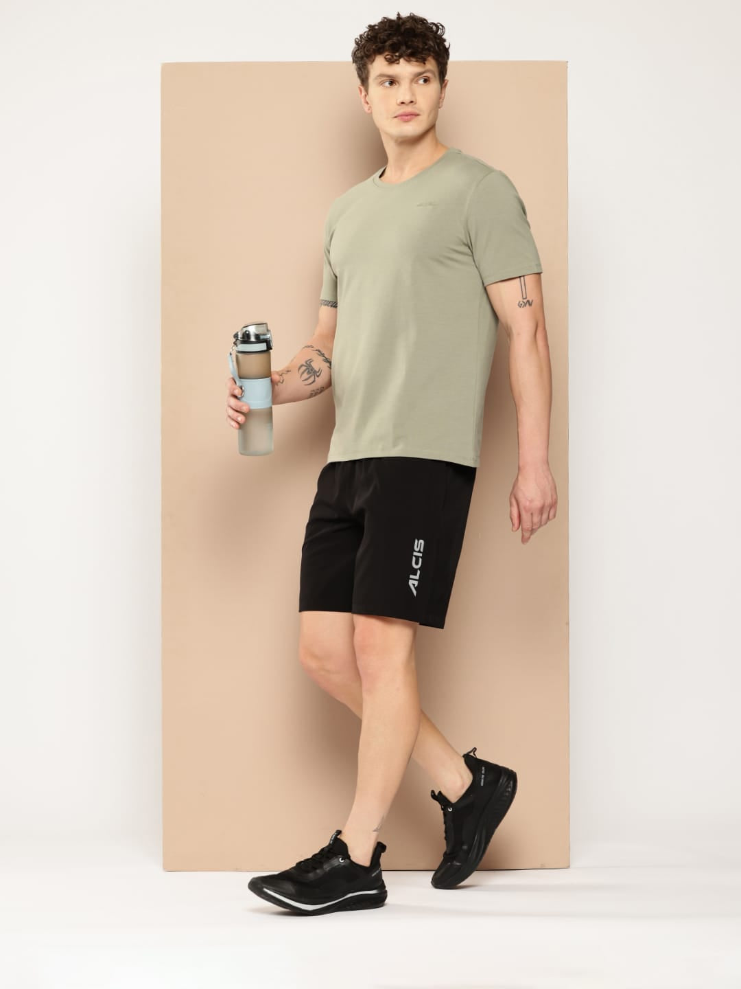 Cotton Flex Tee Olive Moss