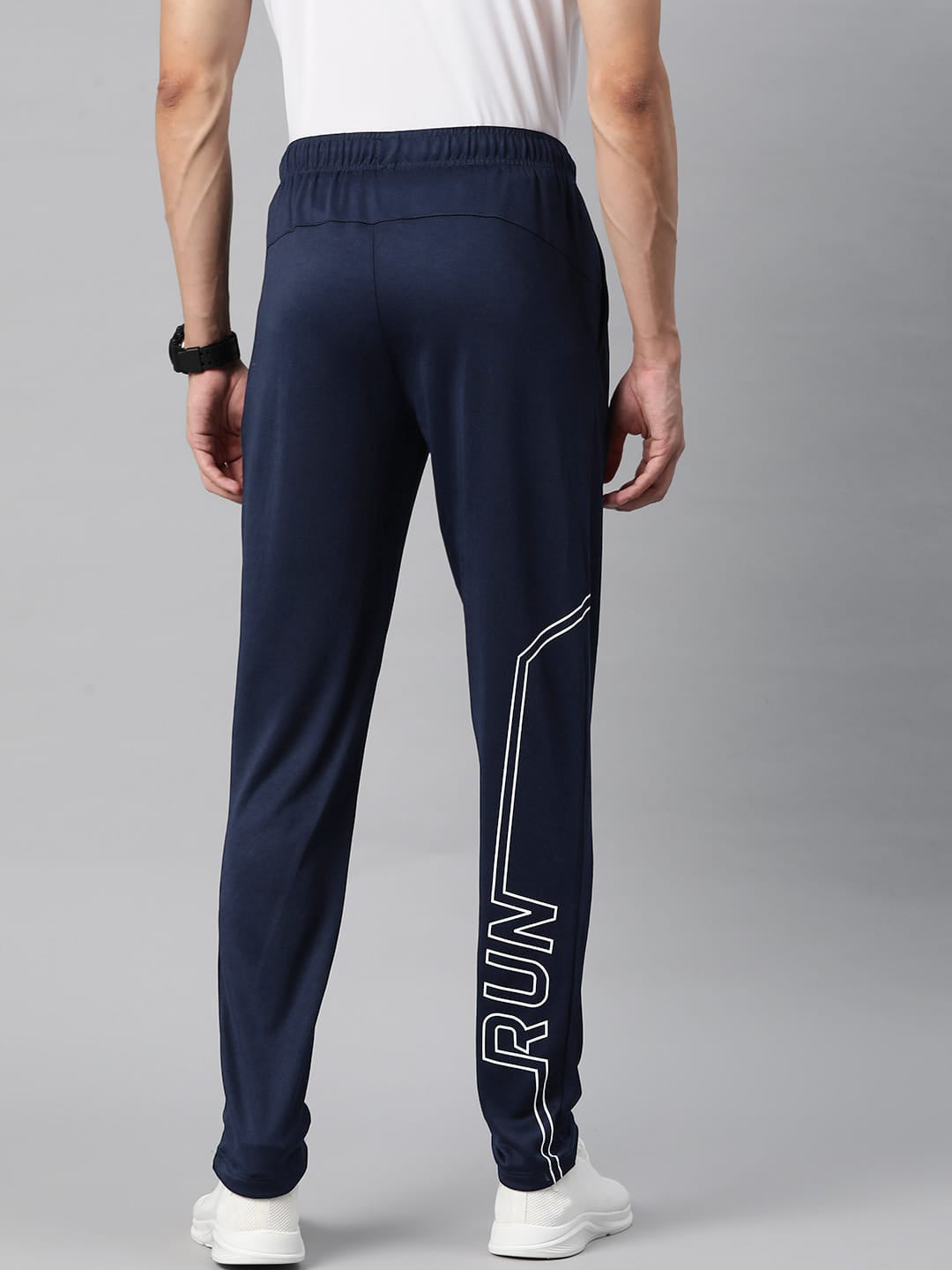 Alcis Men Typography Slim Dry Fit Track Pant