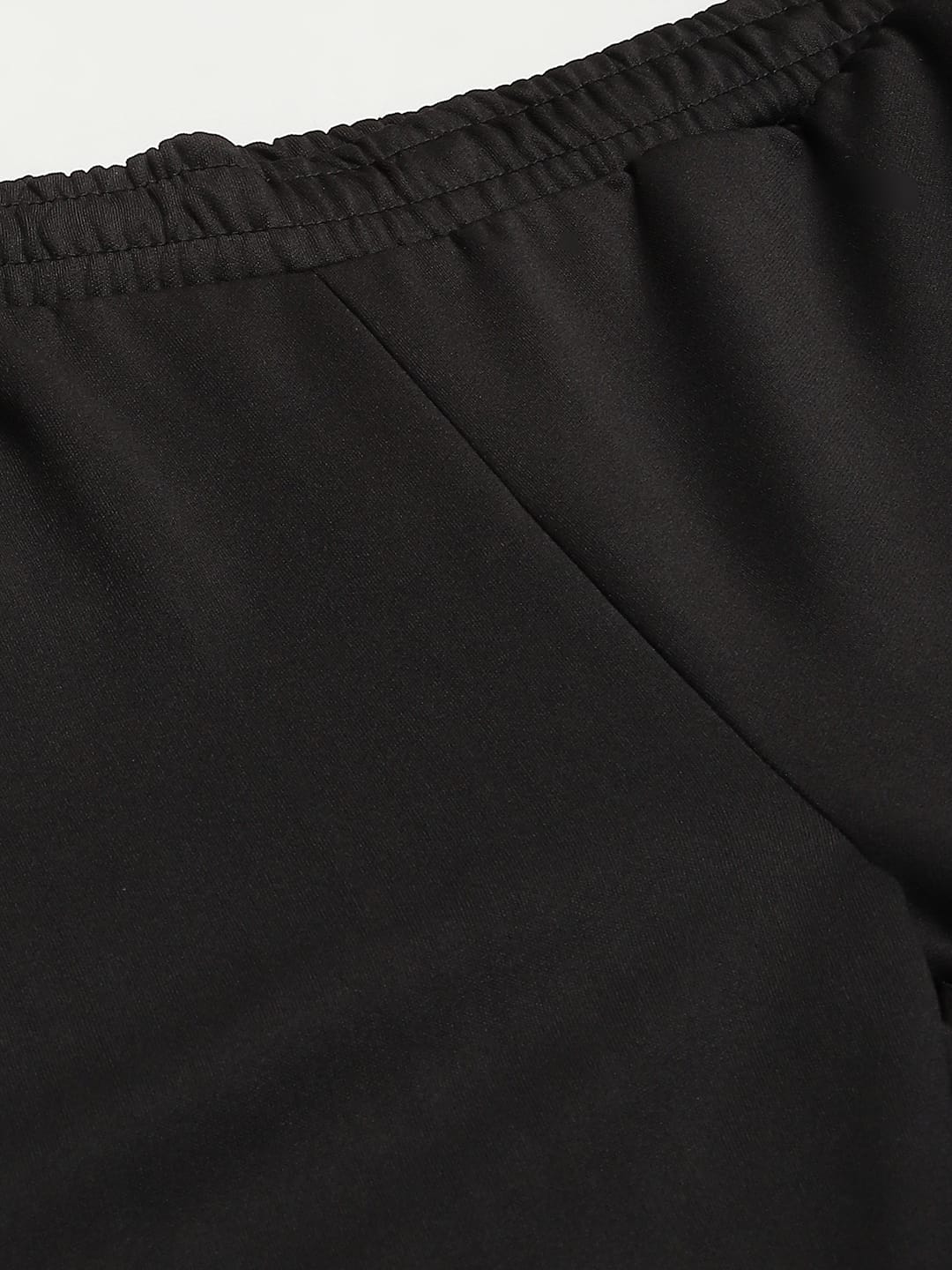 Alcis Men Navy Black Solid Slim Fit Running Track Pants