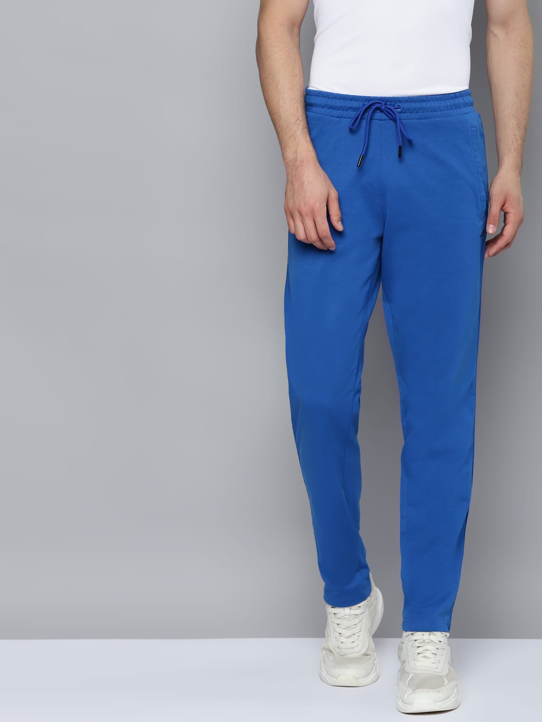Alcis Men Blue Solid Running Joggers