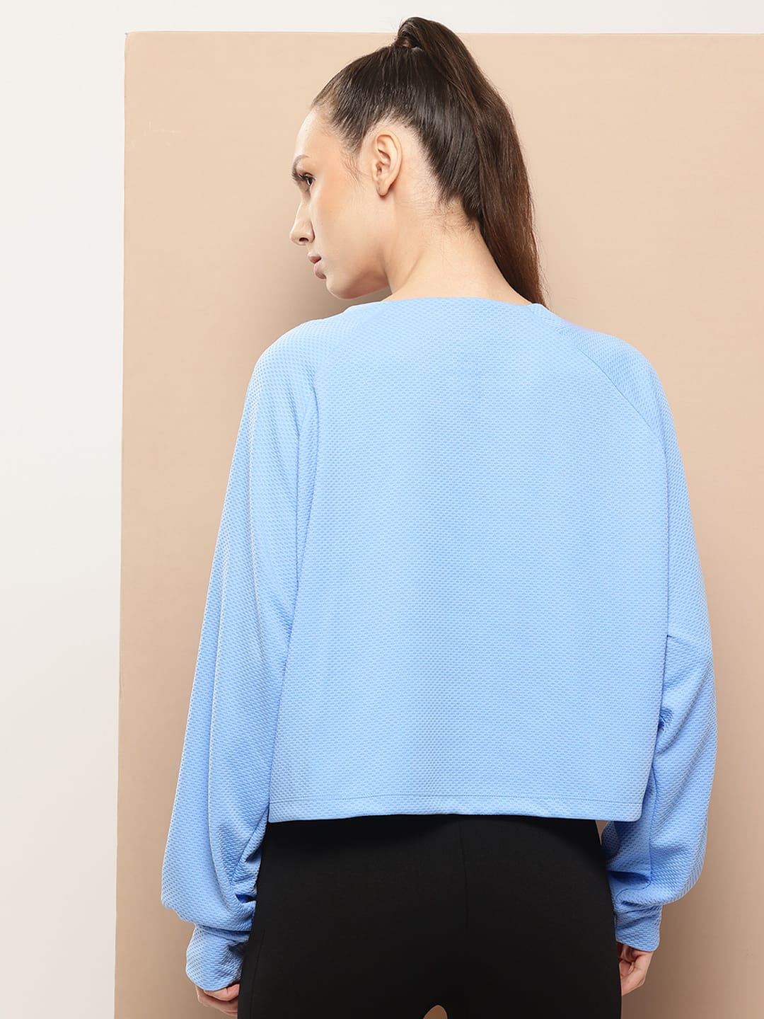 Sky Blue Edge Vee Sweatshirt