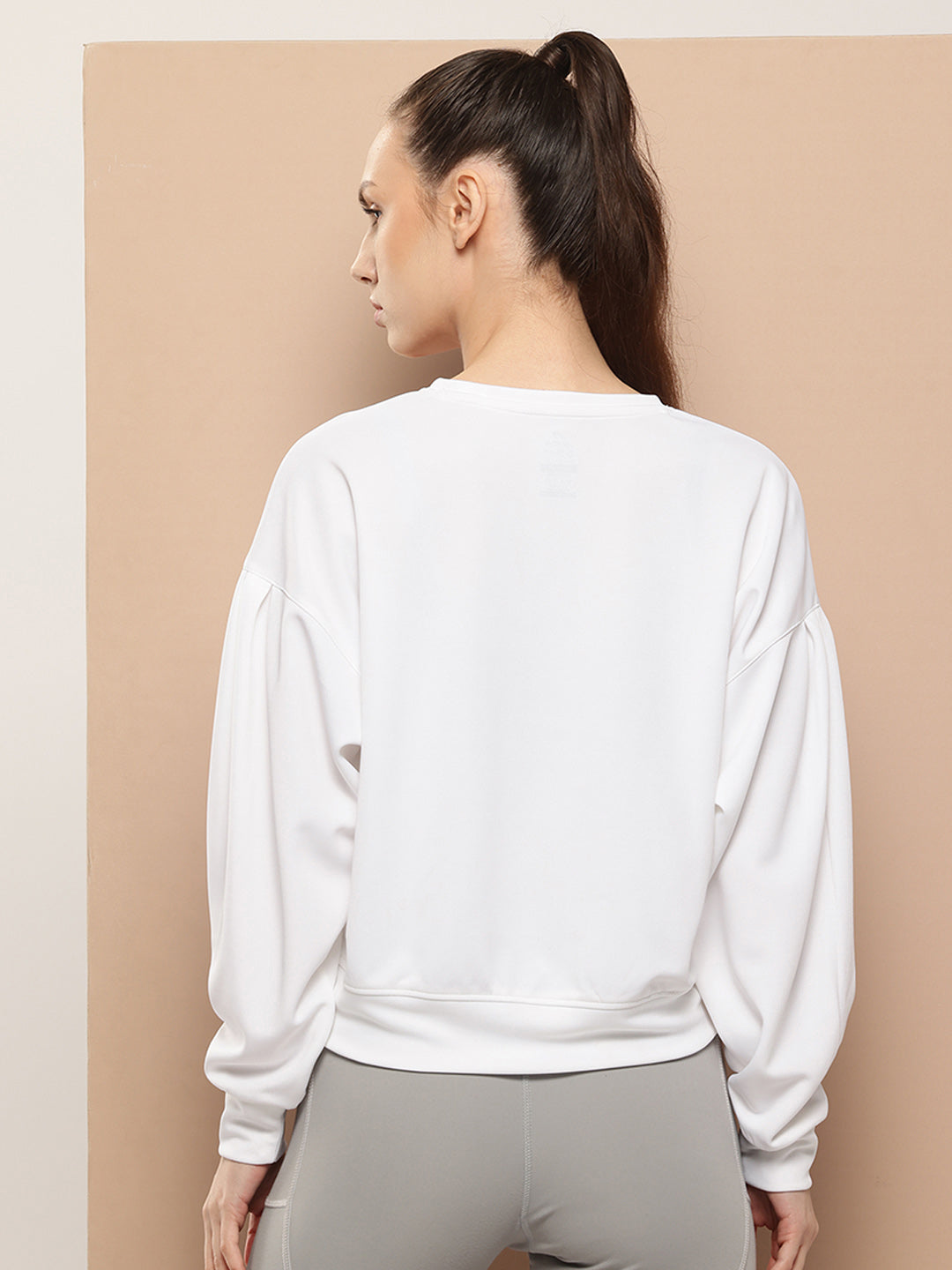WHITE FRONTLINE SMART SWEATSHIRT