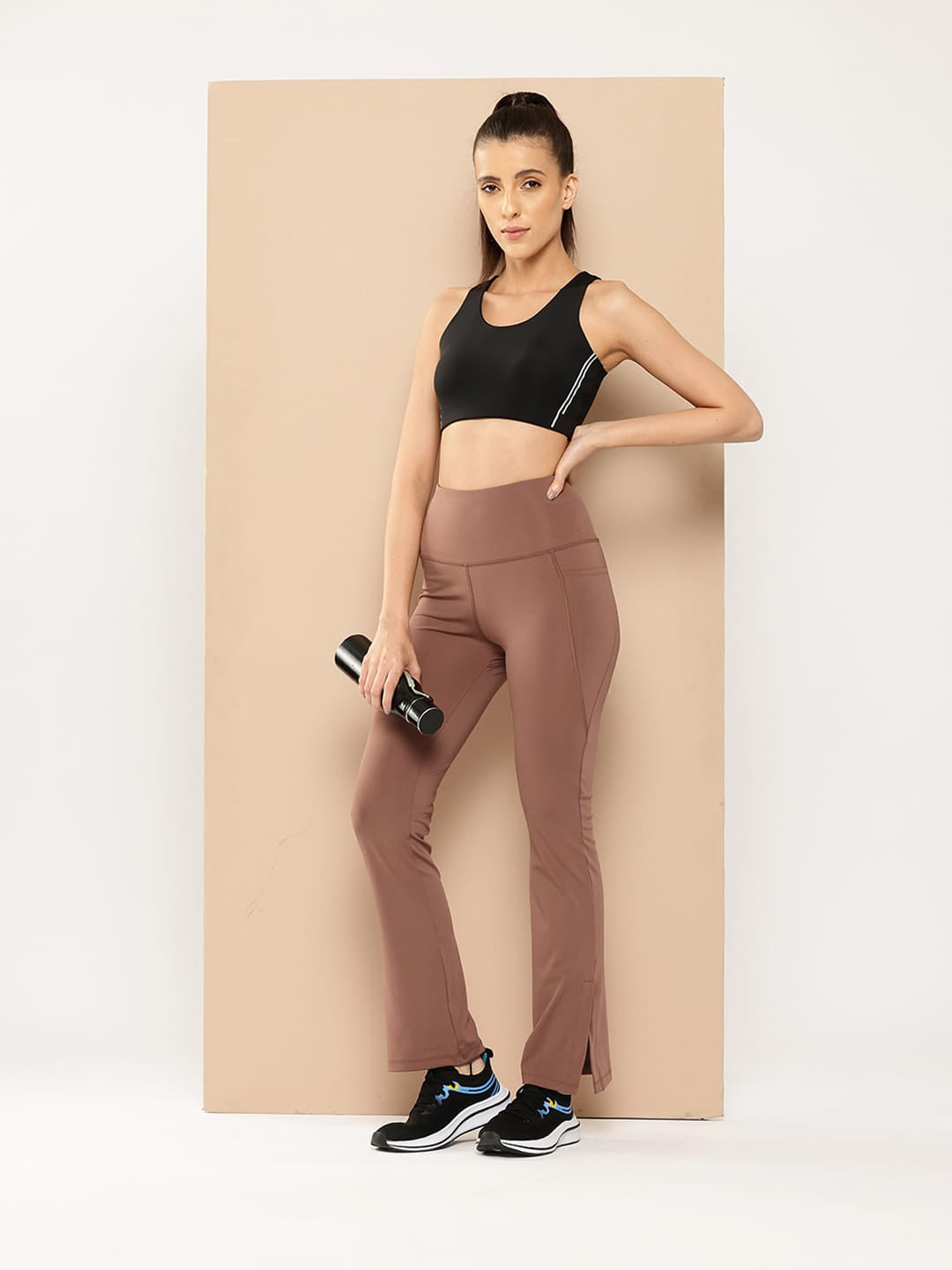 Slit Bootcut Brown