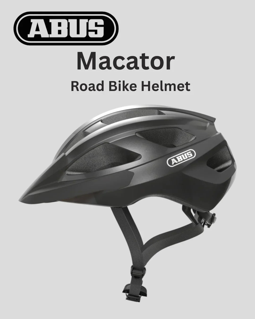 ABUS Macator Road Biking Helmet - Titan