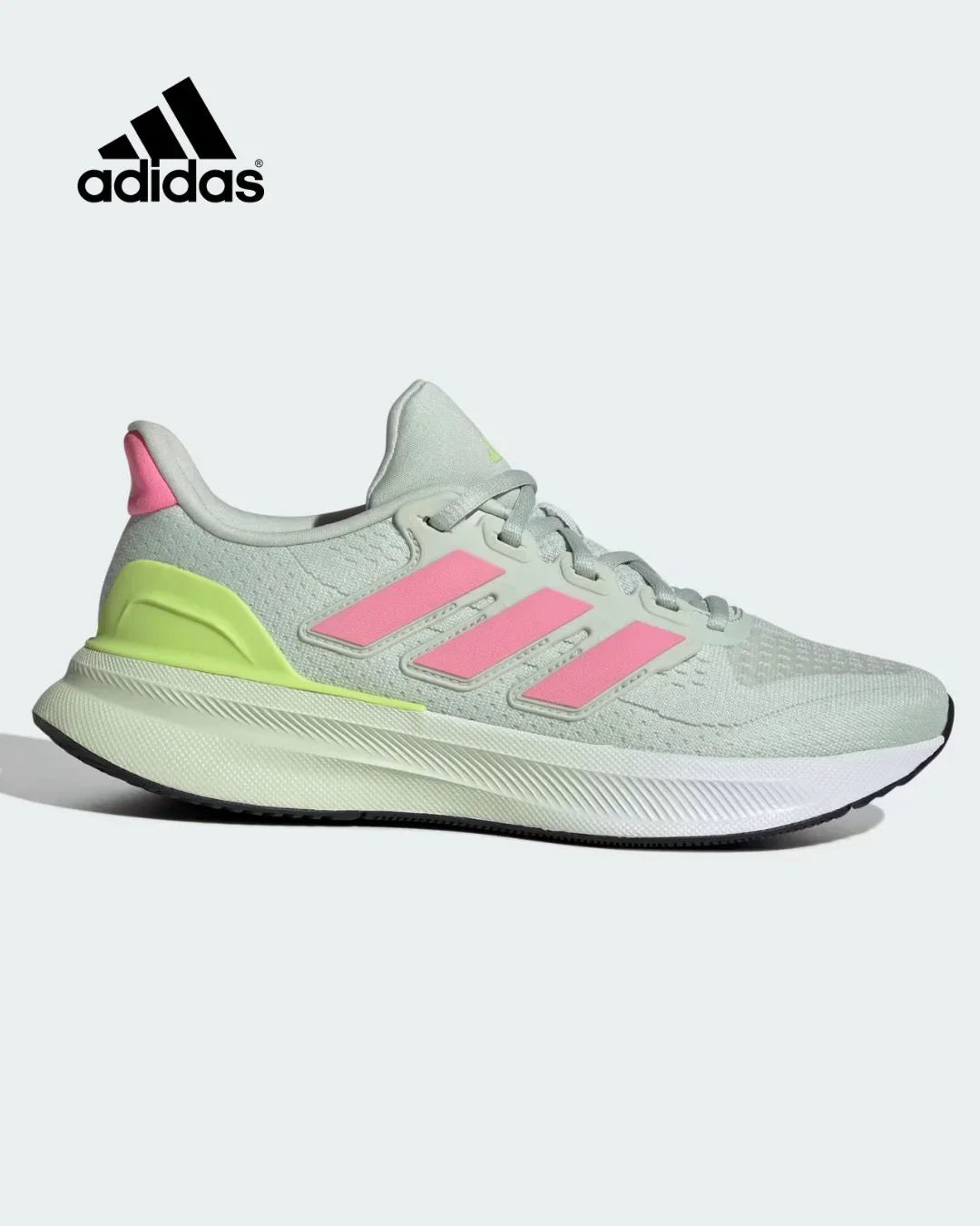 ADIDAS Ultrarun 5 Women Running Shoes - Linen Green/Bliss Pink/Linen Green