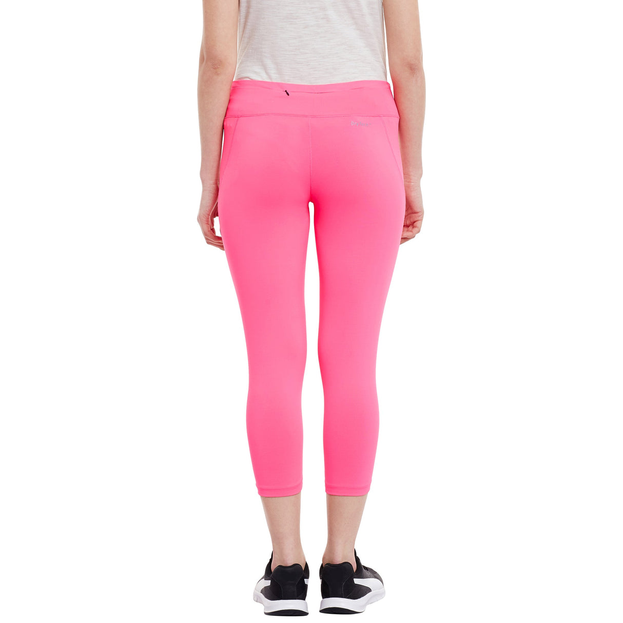 Alcis Women Solid Pink Tights