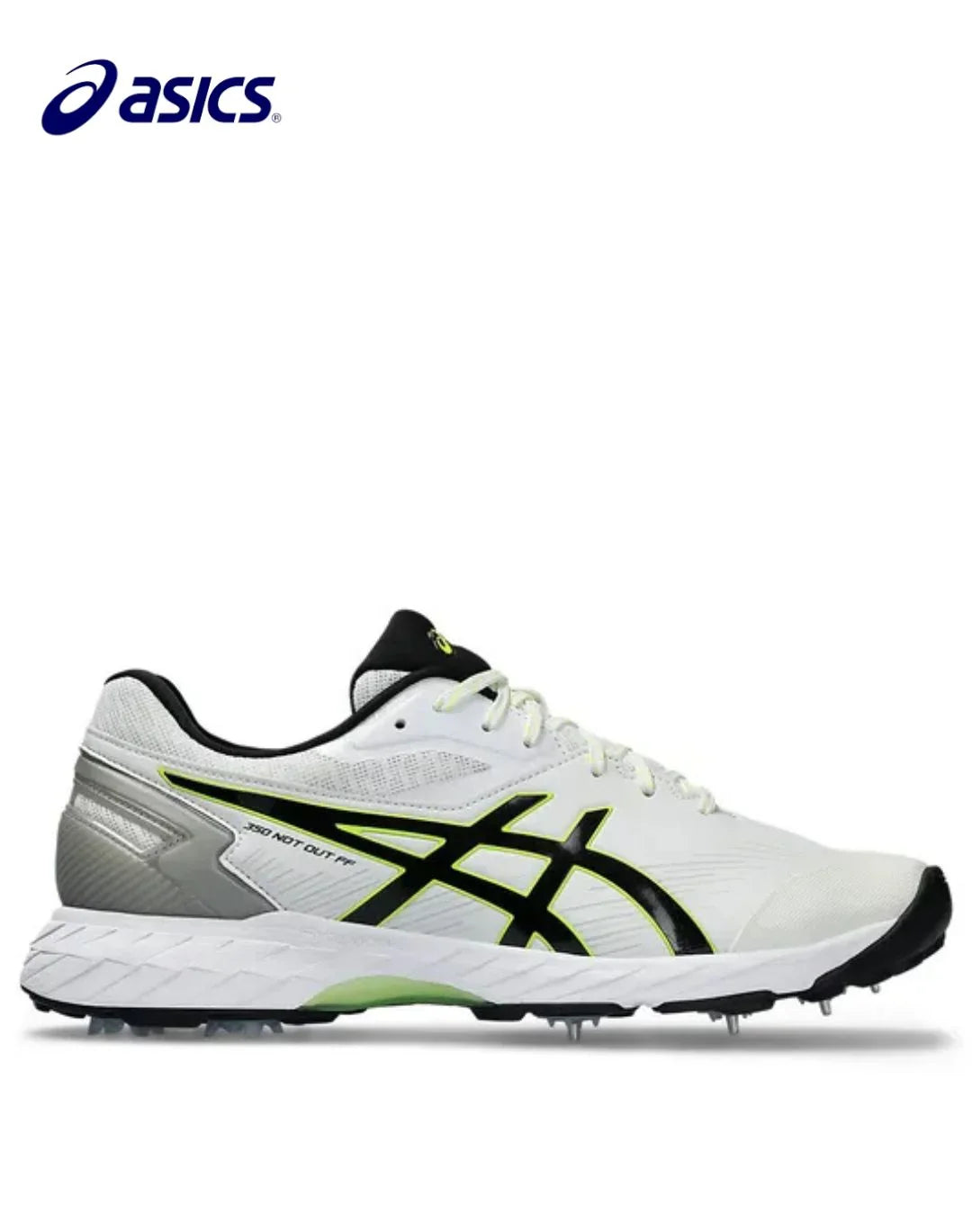 ASICS 350 Not Out FF Men Cricket Shoes - White/Black