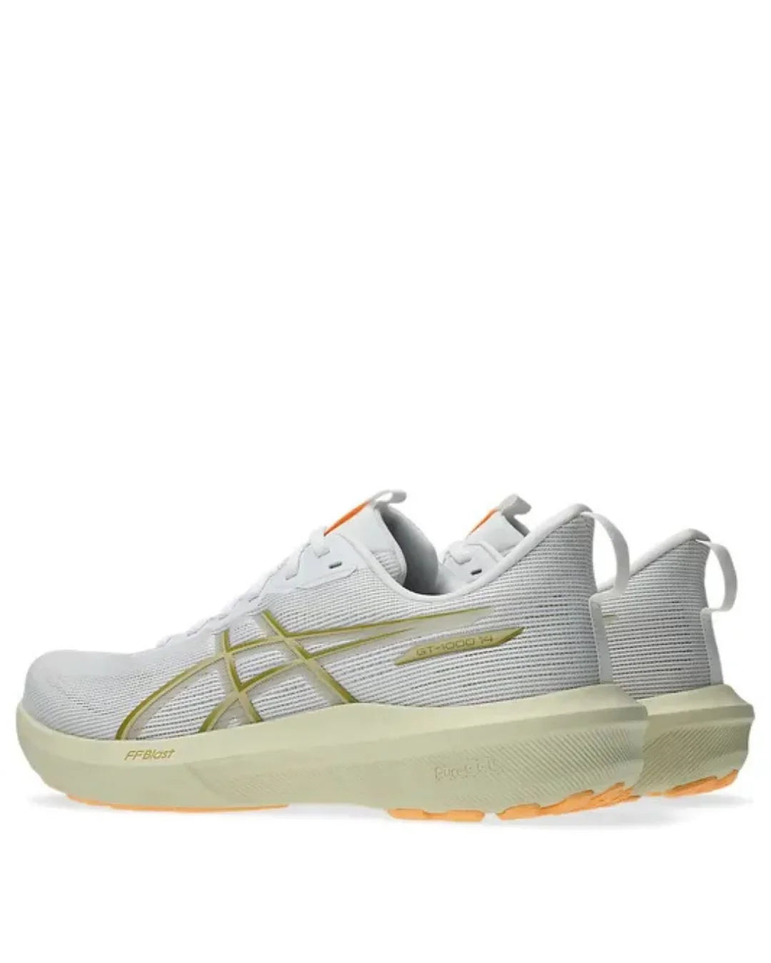 ASICS GT1000 14 Men Running Shoes - White/Lemongrass