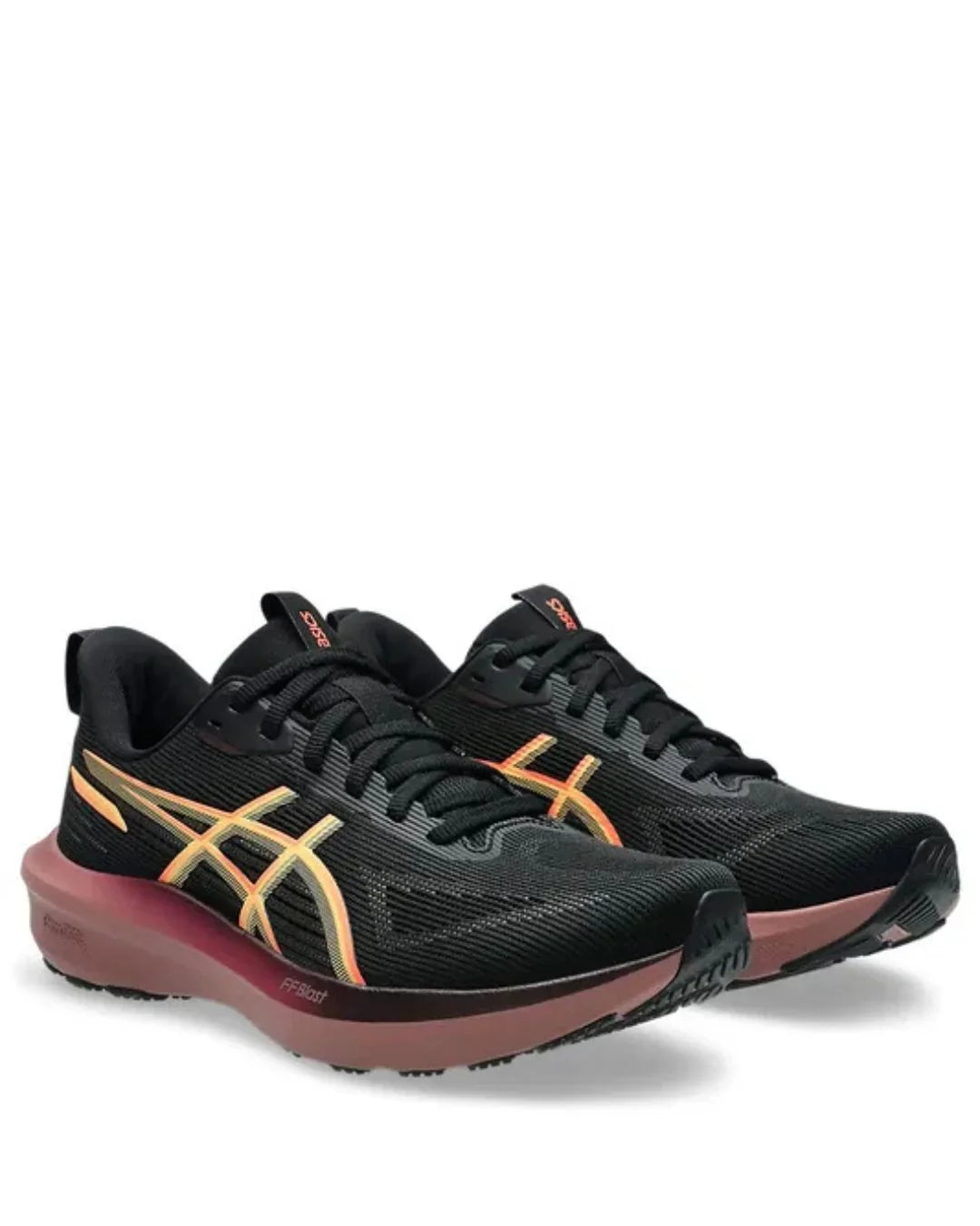 ASICS GT1000 14 Women Running Shoes - Black/Vivid Coral