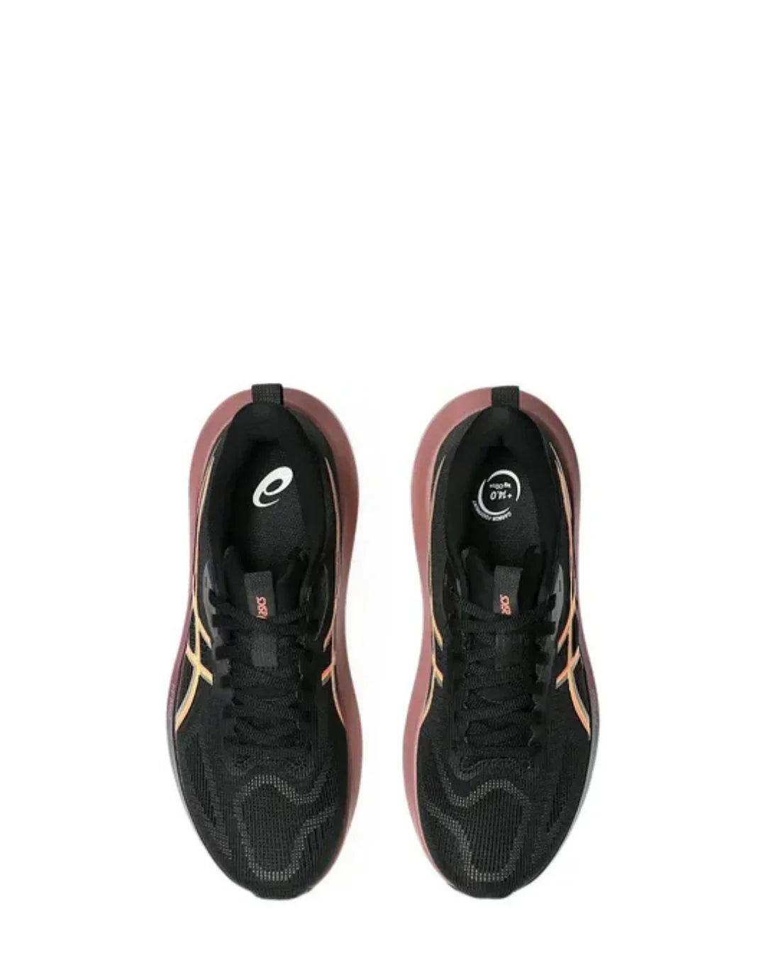 ASICS GT1000 14 Women Running Shoes - Black/Vivid Coral