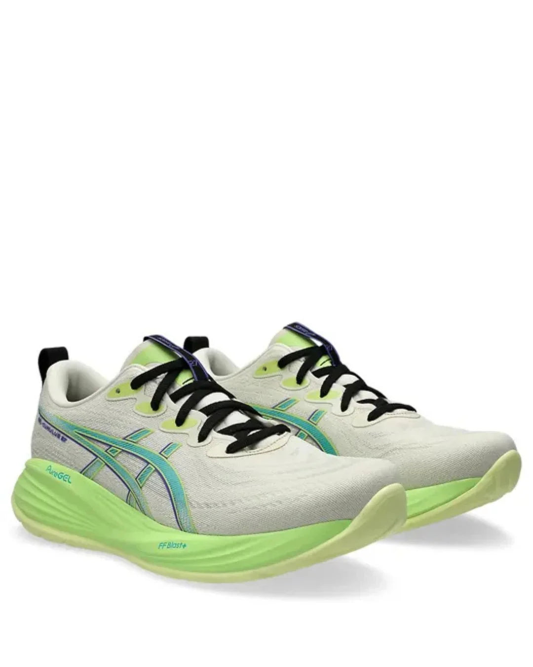 ASICS Gel Cumulus 27 Men Running Shoes - Birch/Lime Green