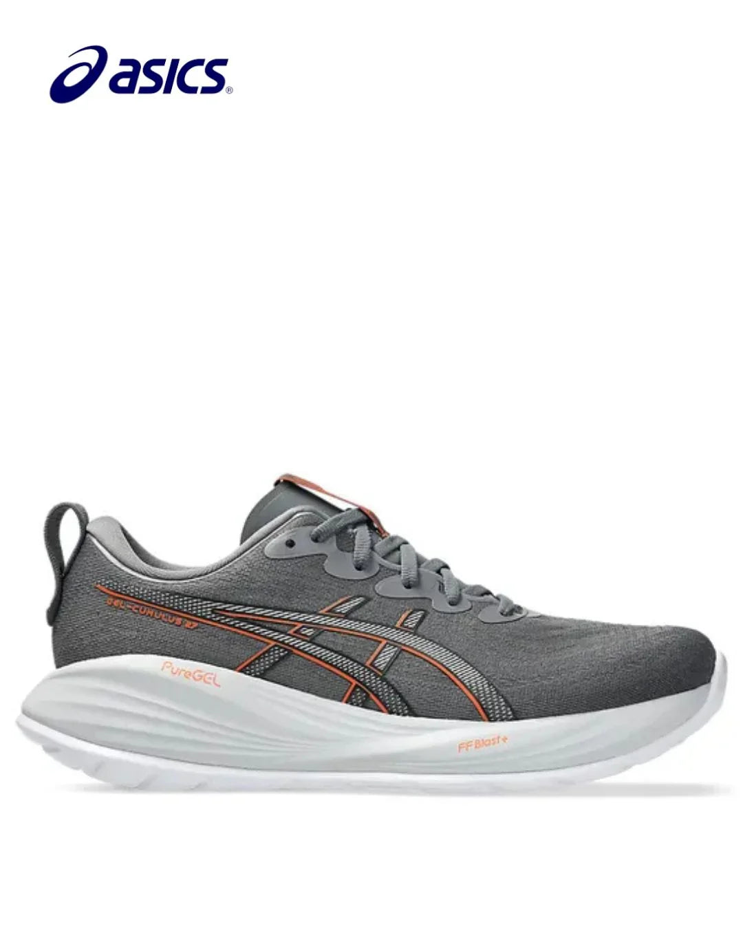 ASICS Gel Cumulus 27 Men Running Shoes - Carbon/Nova Orange