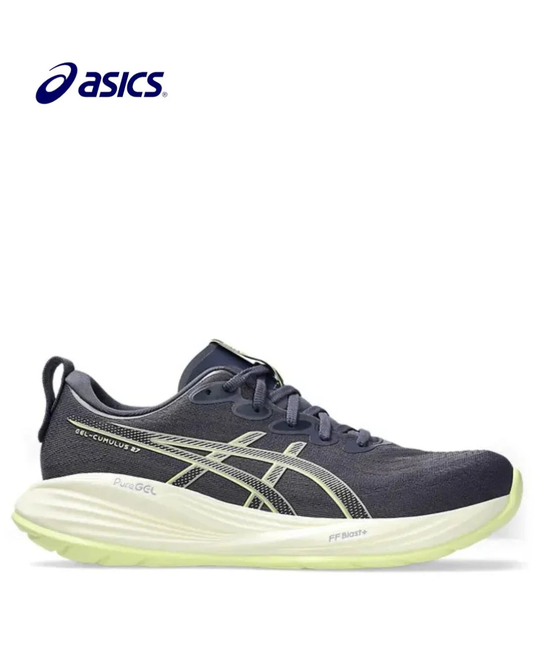 ASICS Gel Cumulus 27 Men Running Shoes - Indigo Fog/Lucid Yellow
