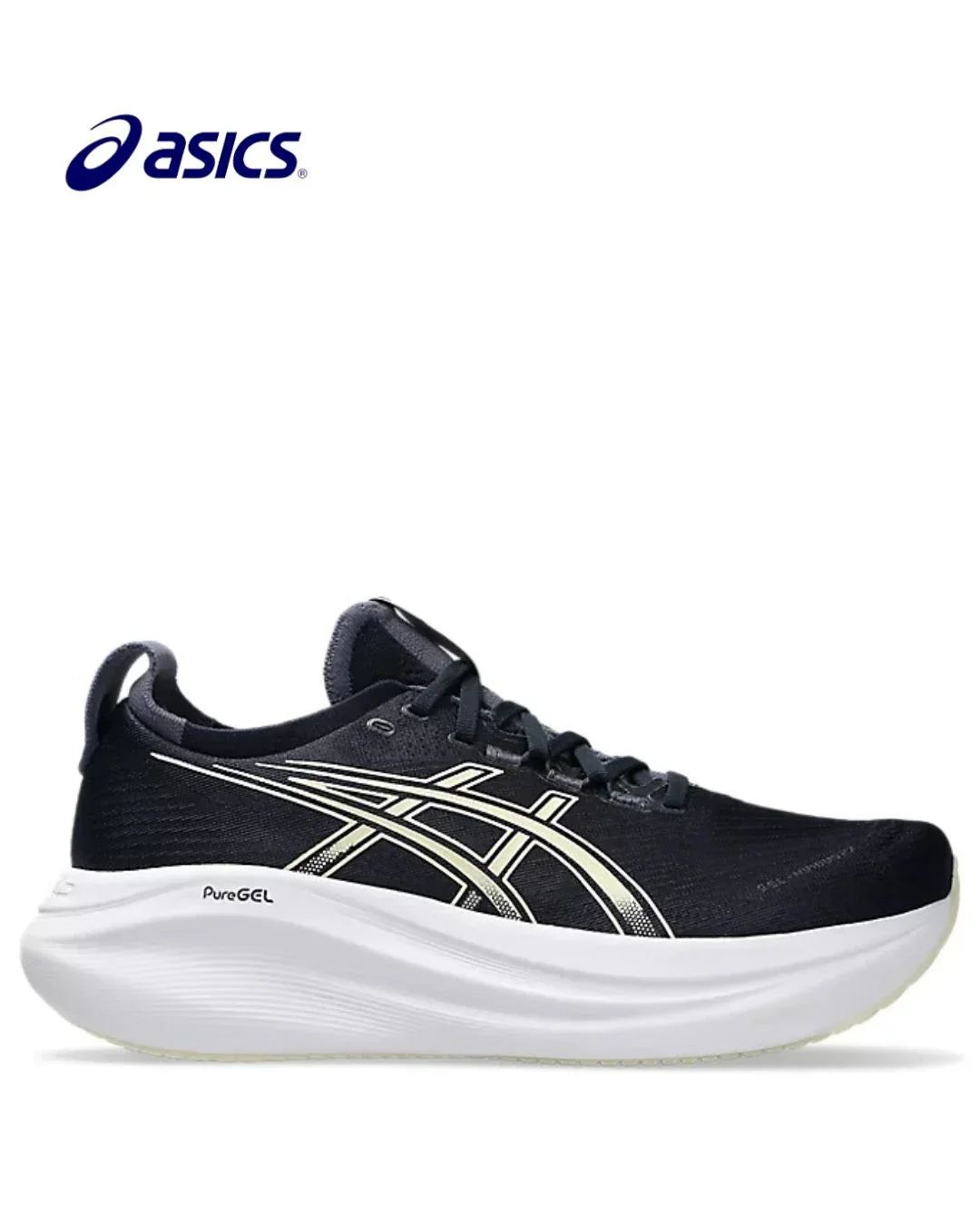 ASICS Gel Nimbus 27 Men Running Shoes - Midnight/Vanilla