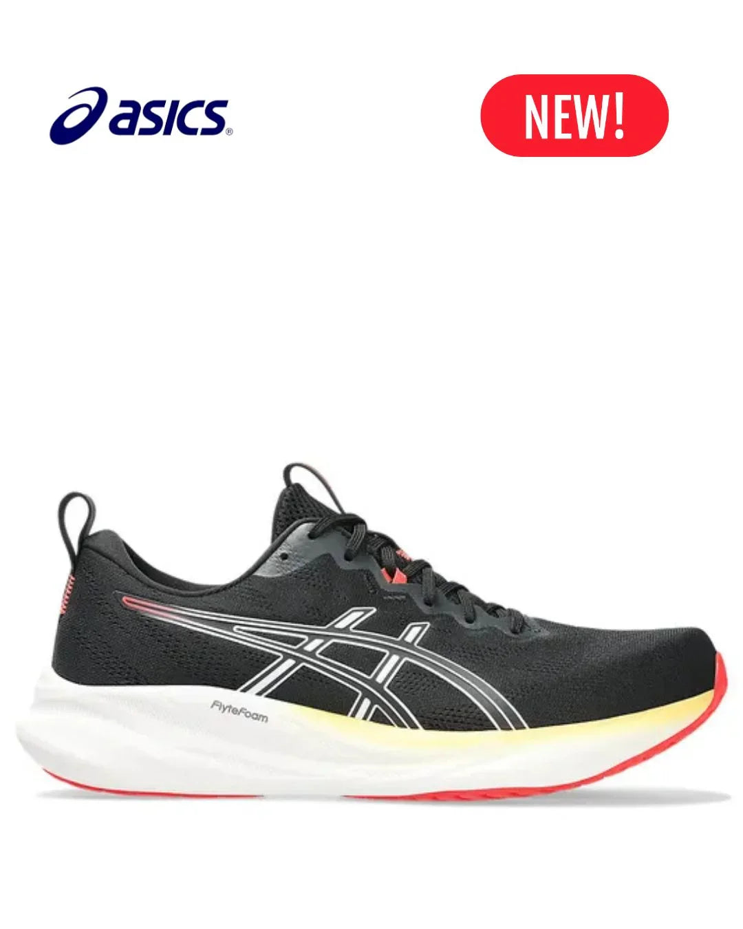 ASICS Gel Pulse 16 Men Running Shoes - Black/White