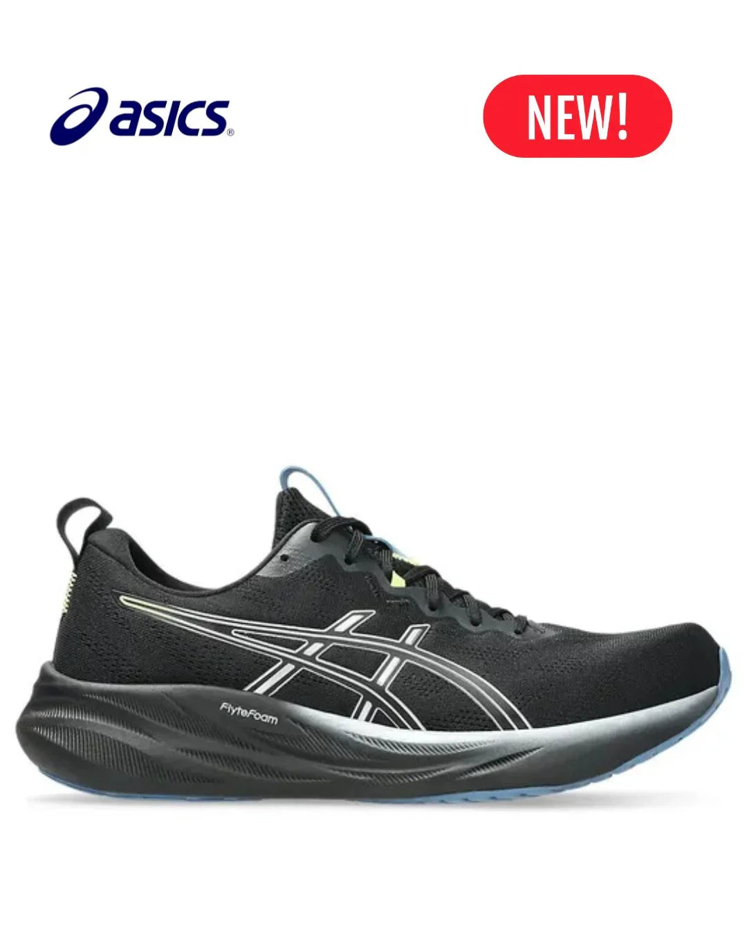 ASICS Gel Pulse 16 Men Running Shoes - Black/Pure Silver