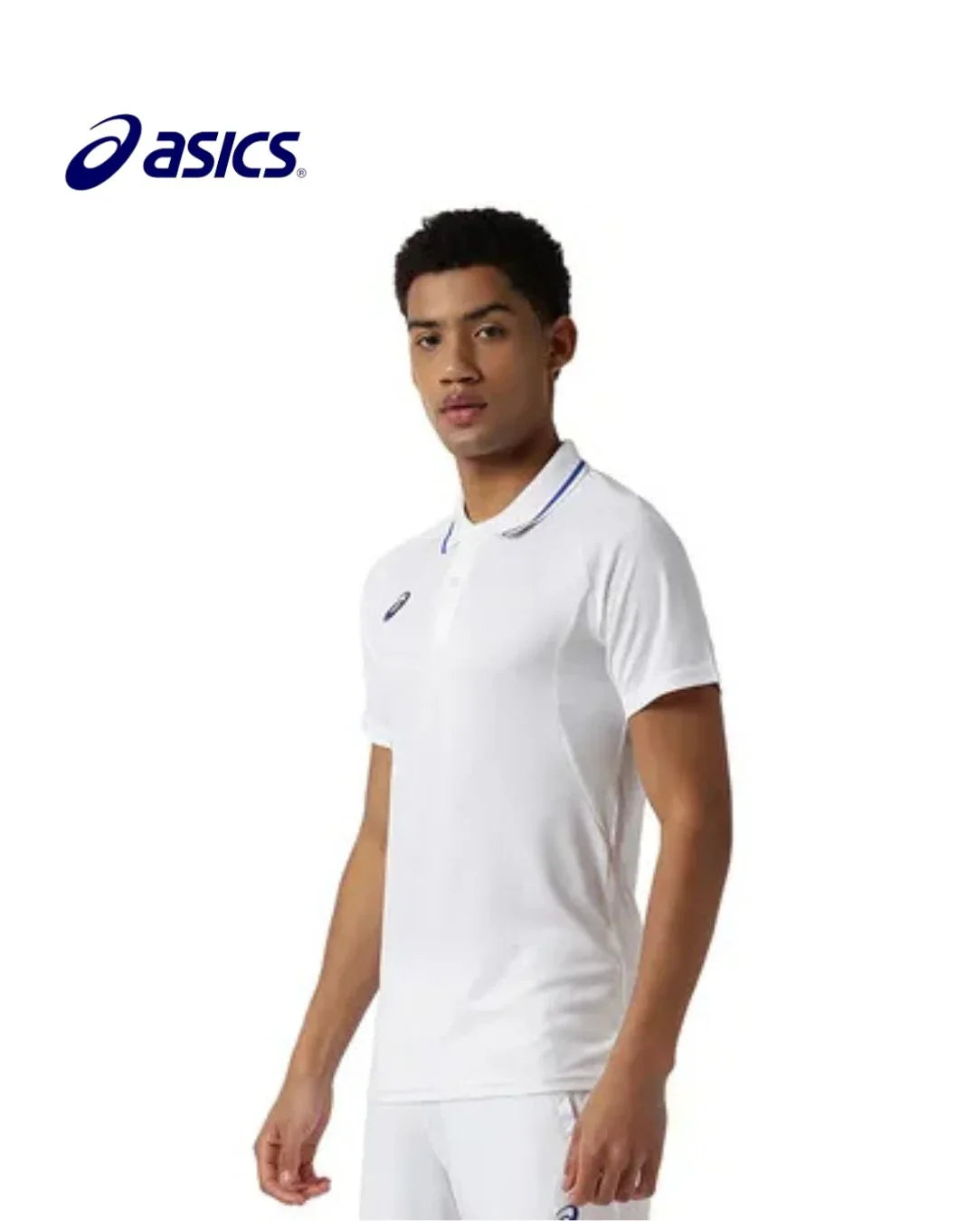 ASICS Men Cricket Polo 2 - Cream