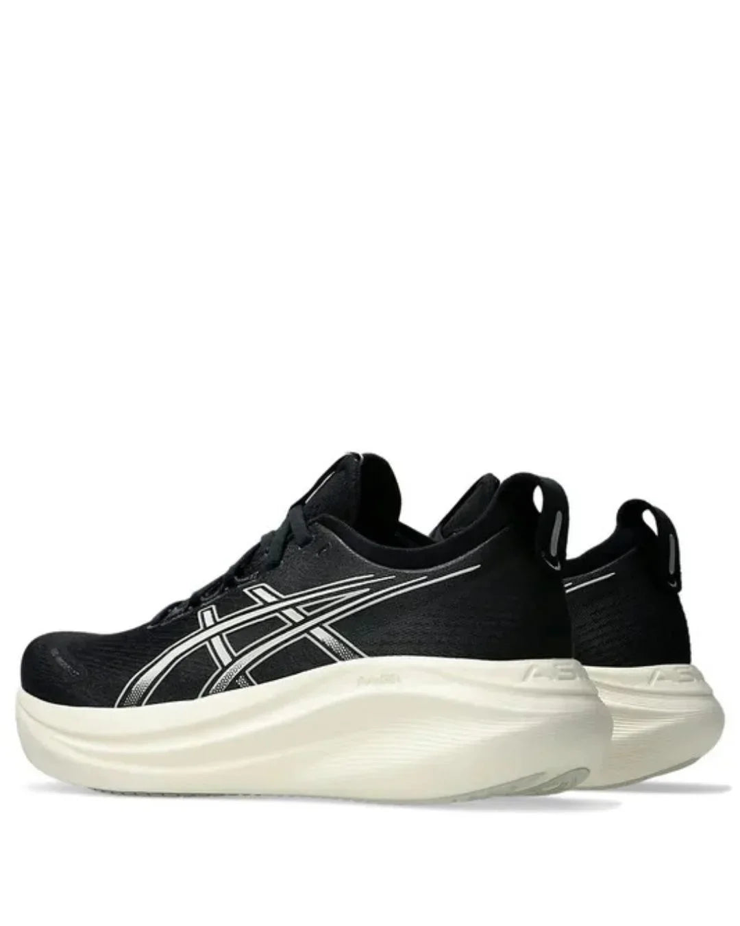 ASICS Gel Nimbus 27 Men Running Shoes - Black/Lake Grey
