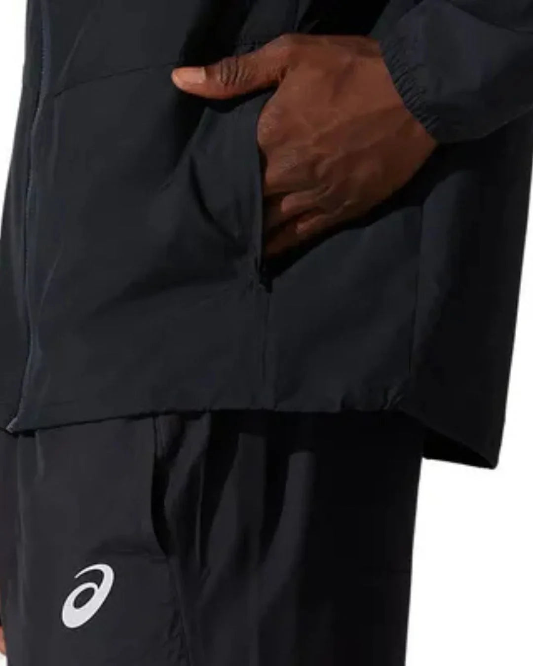 ASICS Silver Jacket Men Running Jacket - Performance Black