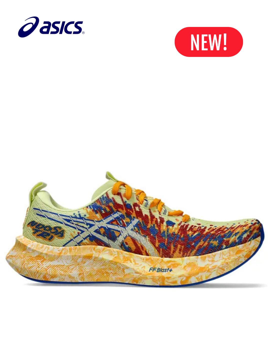 ASICS Noosa Tri 16 Men Running Shoes - Huddle Yellow/Illusion Blue