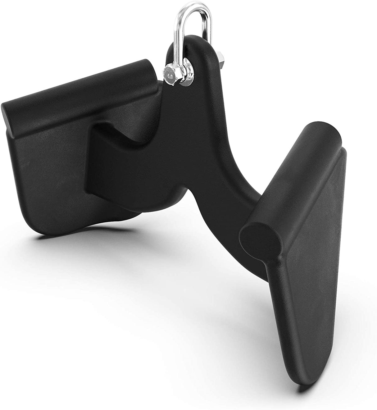 KAKSS Machine Attachments. Black Matte Handles with Universal Attachment for Cable Machines. Pull Down, Press Down, Row, Triceps, Biceps & Lats. Available in 8 Varieties