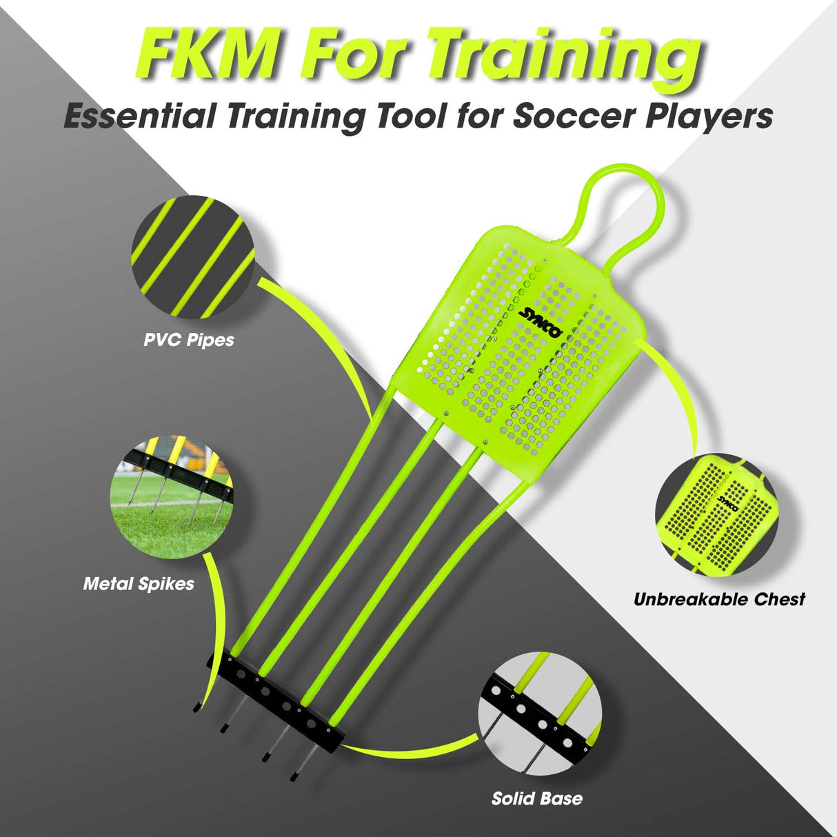 FKM - Free Kick Mannequin for Football Training (5.11 feet)