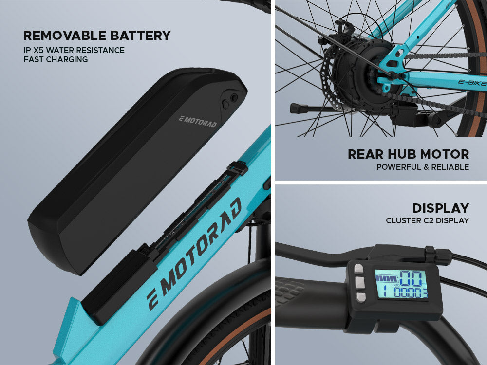 Teal Blue ST-X Explorer Series EMotorad | KIBI SPORTS