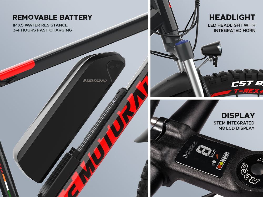 T-Rex+ V3 Bicycle Urban Series EMotorad Bike | KIBI SPORTS