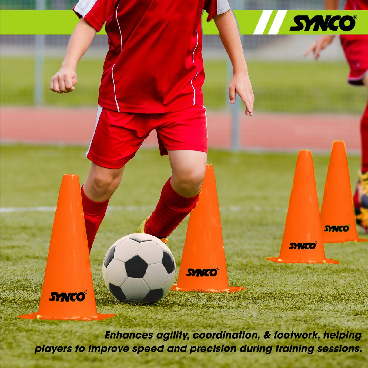 Synco Agility Traffic Cones (9 inch /12 inch)