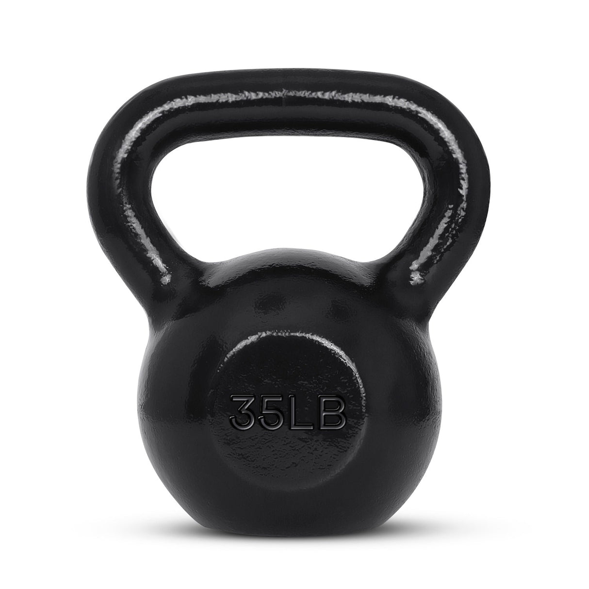 KAKSS Black Enamel Coated Cast-Iron LBS Kettlebell