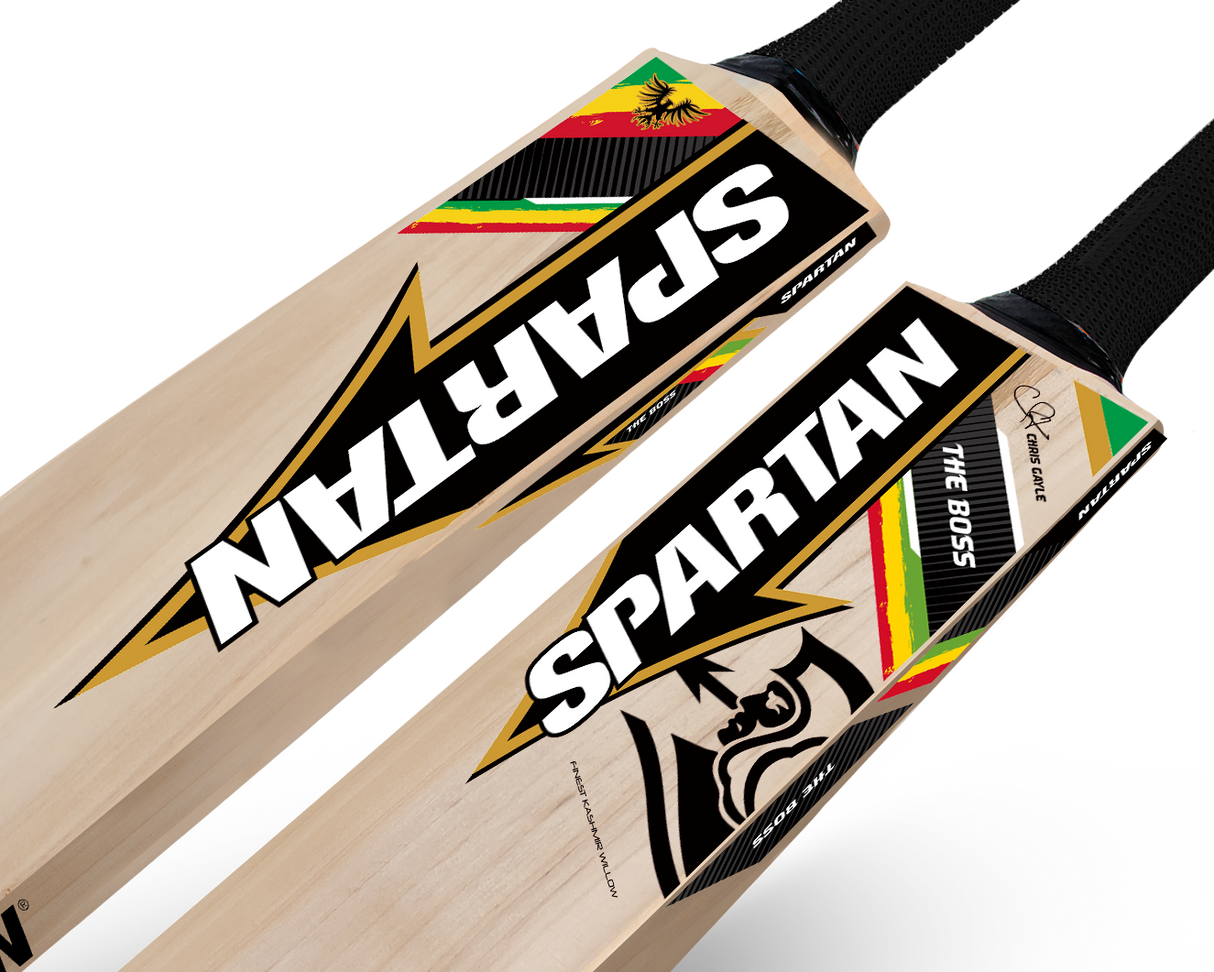 Spartan Chris Gayle ECO Kashmir Willow Cricket Bat with Spartan Cap