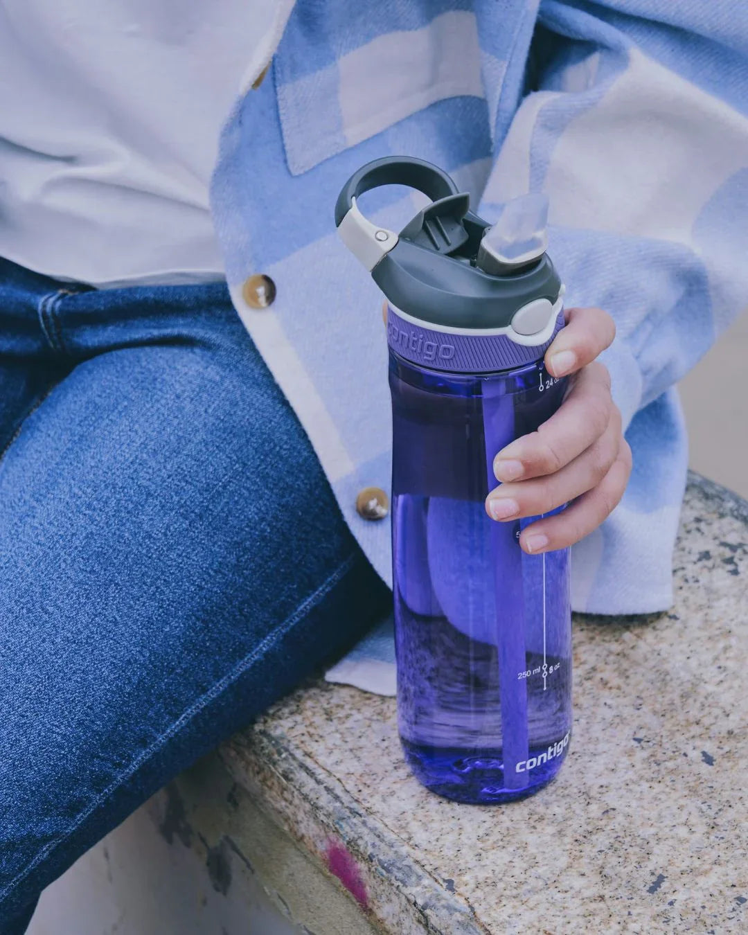 CONTIGO Ashland AUTOSPOUT™ Water Bottle, 720ml - Grapevine
