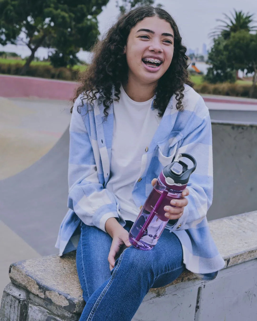 CONTIGO Ashland AUTOSPOUT™ Water Bottle, 720ml - Passionfruit