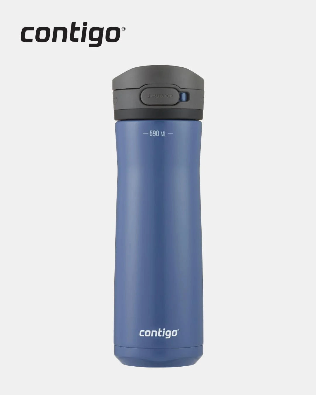 CONTIGO Jackson Chill AUTOPOP™ Vacuum-Insulated Water Bottle, 590 ml - Blue Corn