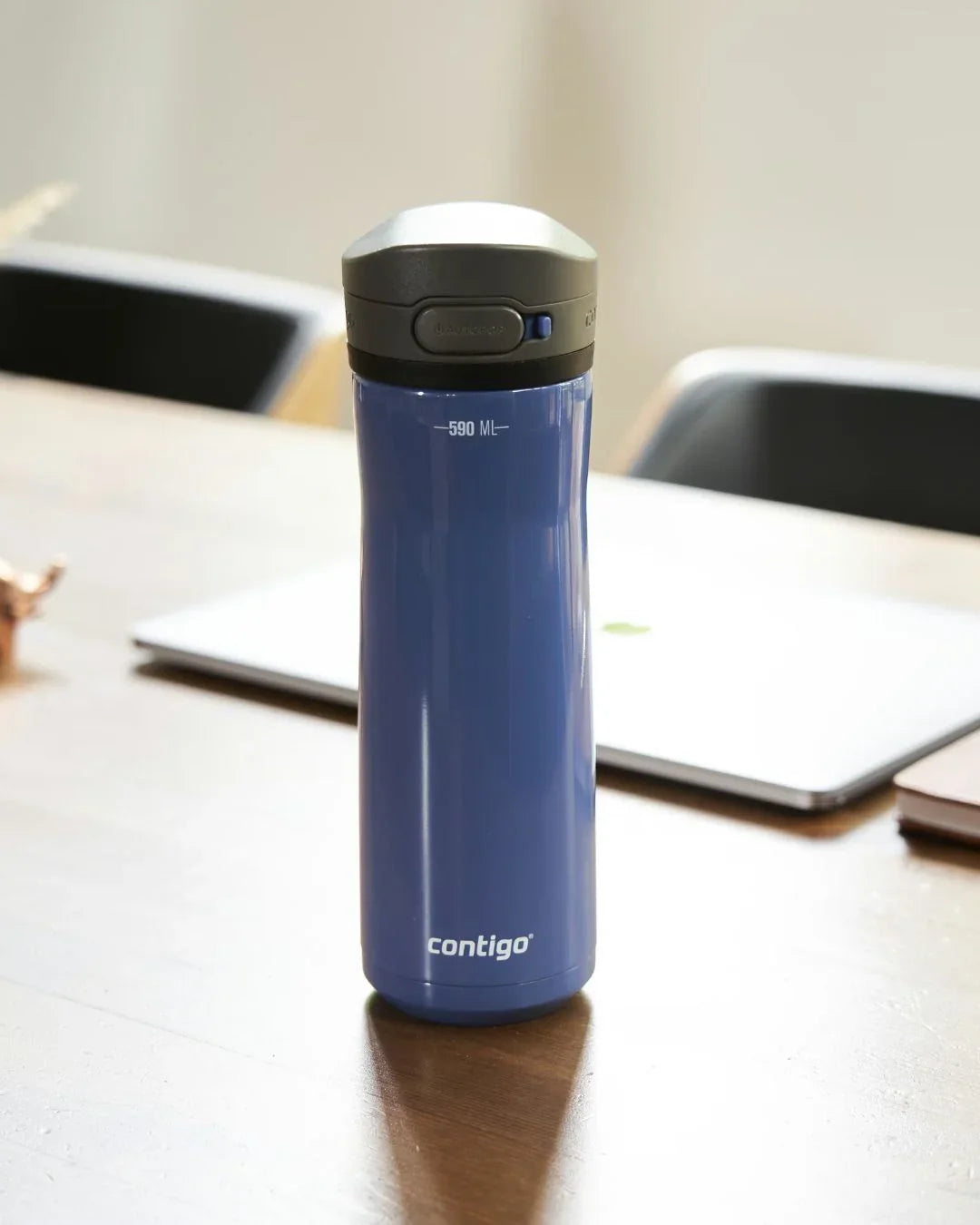 CONTIGO Jackson Chill AUTOPOP™ Vacuum-Insulated Water Bottle, 590 ml - Blue Corn