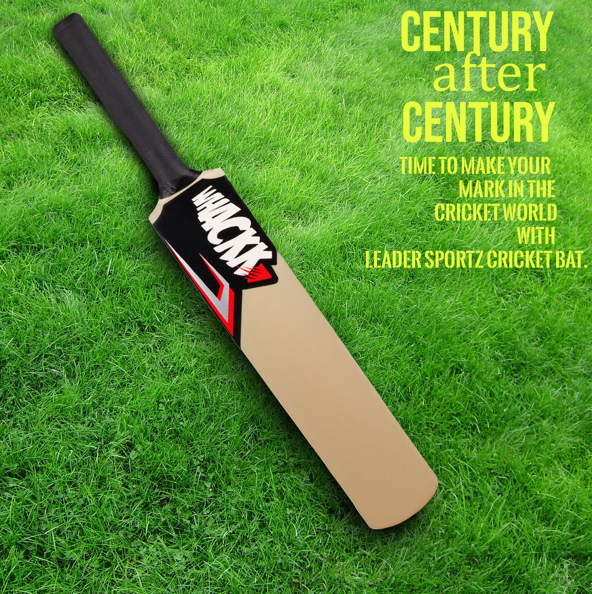 Whackk Cricket Bat Ivory Size 5 Premium Hard Plastic Fiber Tennis Cricket bat