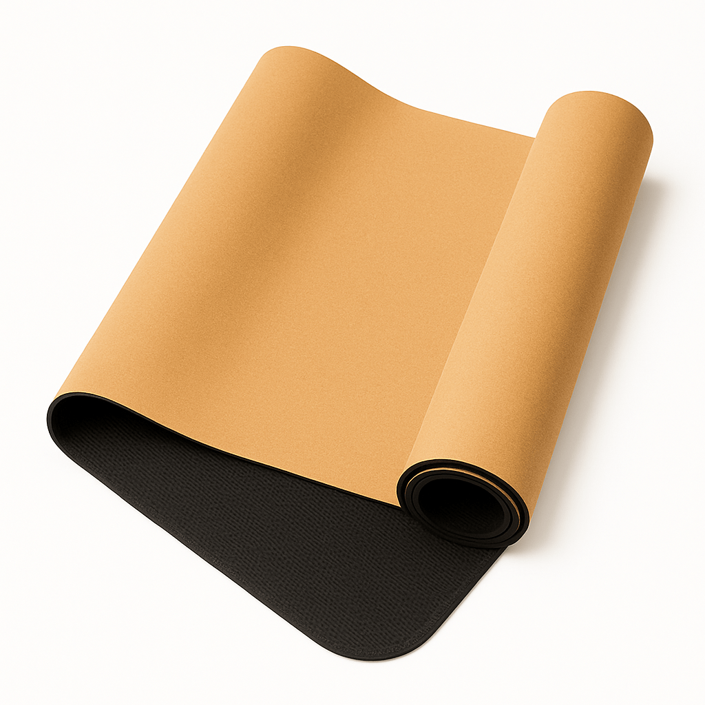 Vedam Cork Yoga Mat | Non-Slip Eco Rubber Base