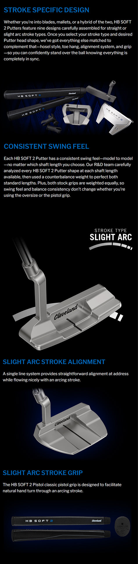 Cleveland HB Soft 2 #8S Putter