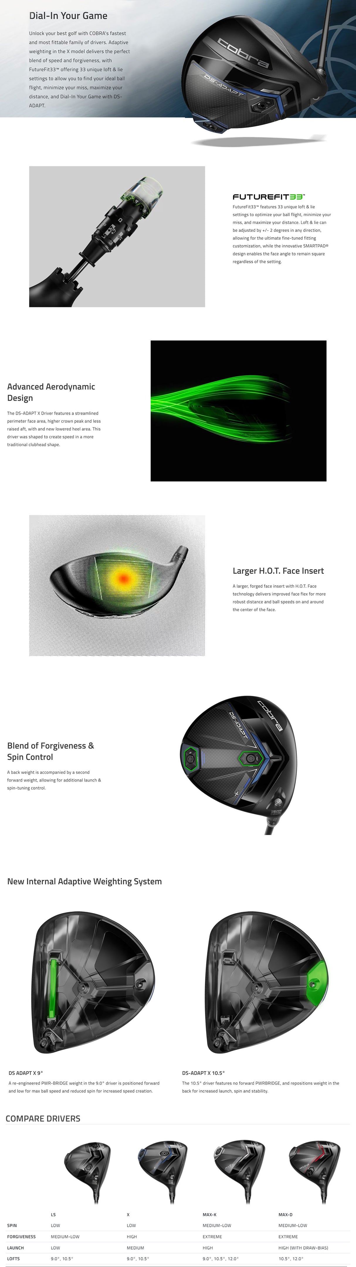 Cobra DS-Adapt X Driver