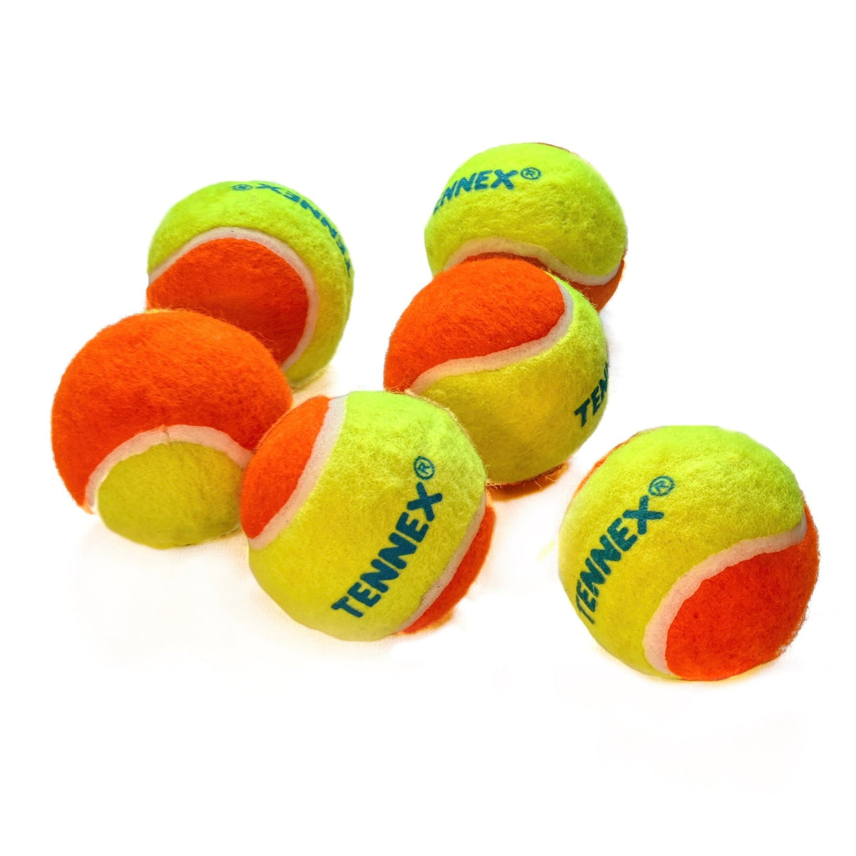 Cricket Tennis Ball Soft/Light Weight (Pack of 6) - Underarm Bowling