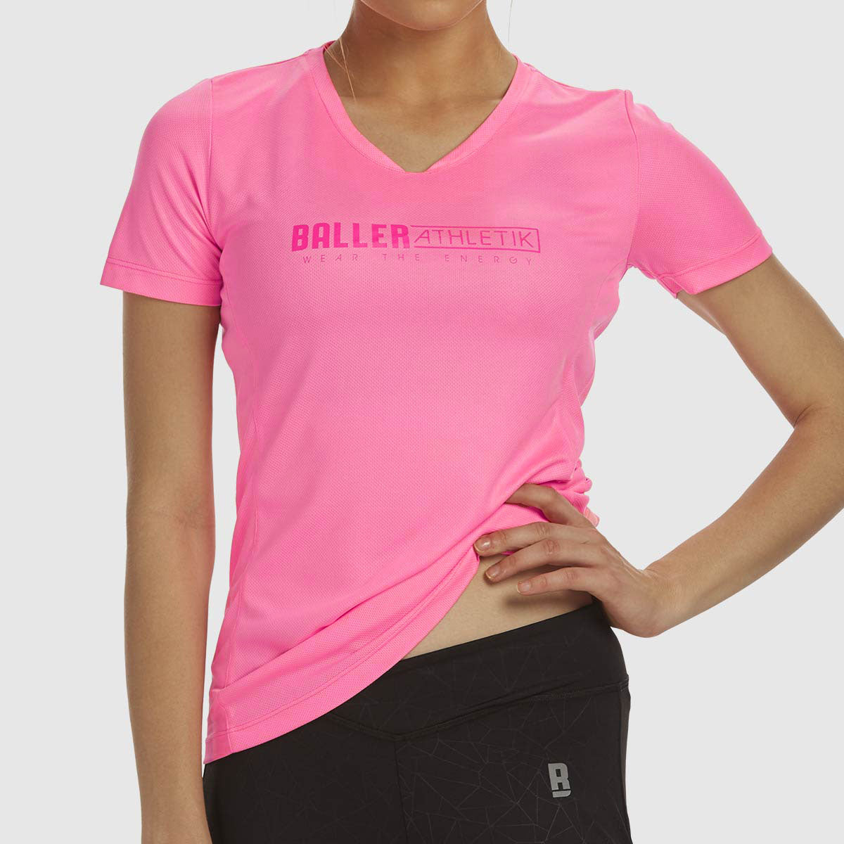 Cut Out Tee - Pink
